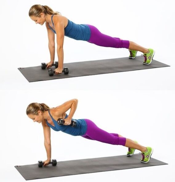Plank with load